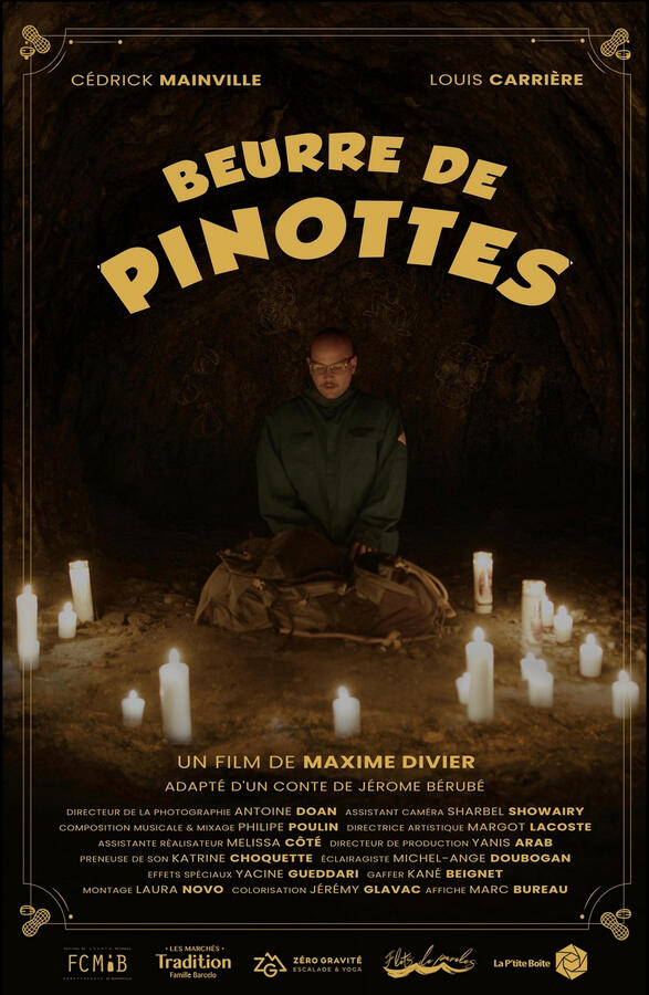 Beurre de pinottes, court-métrage, 2022. Musique originale et mix. Réalisation : Maxime Divier. Beurre de pinottes, court-métrage, 2022. Musique originale et mix. Réalisation : Maxime Divier.
